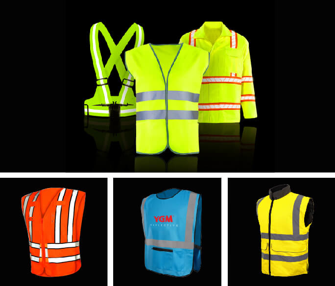 Reflective safety vest