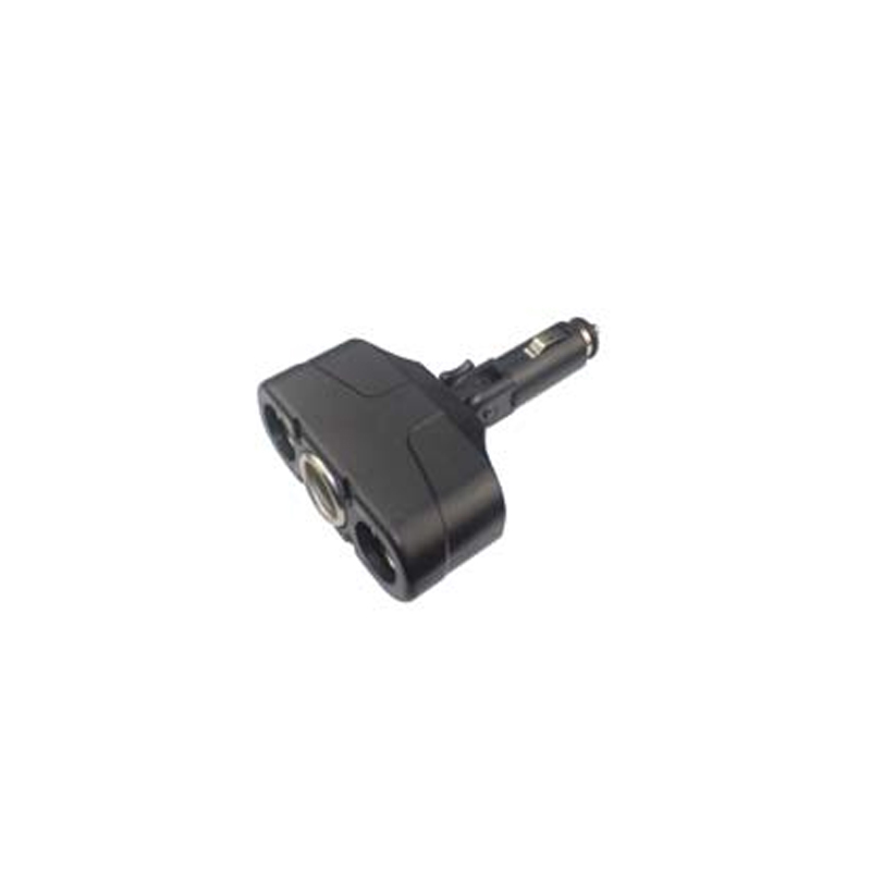 AUTO POWER PLUG 12V 3A BLACK