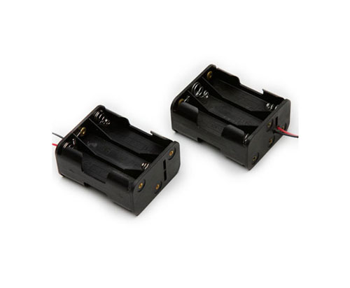 6 Cell AA Battery Holder Case Double Layer with 2Pin JR Connector Receiver Battery Pack for RC Servo Tester