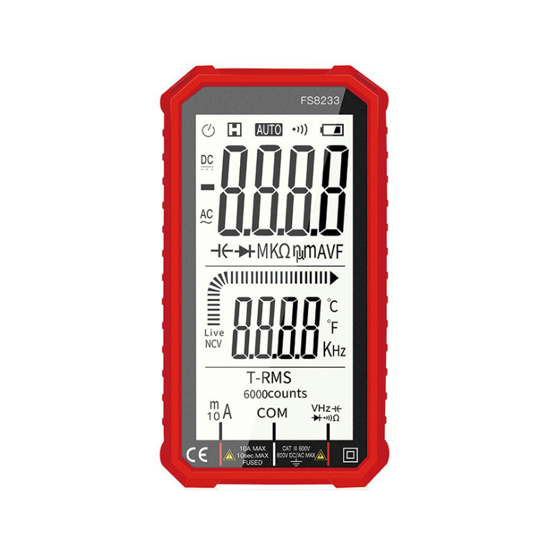 Intelligent full-screen multimeter Anti-burning automatic range high-precision multi-function automatic large-screen display universal meter