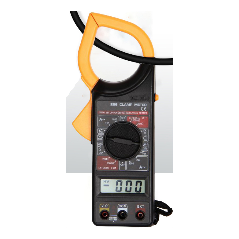 266 Clamp Meter AC/DC Clamp Ammeter Clamp Meter Digital Multimeter Diode Buzzer 1000A