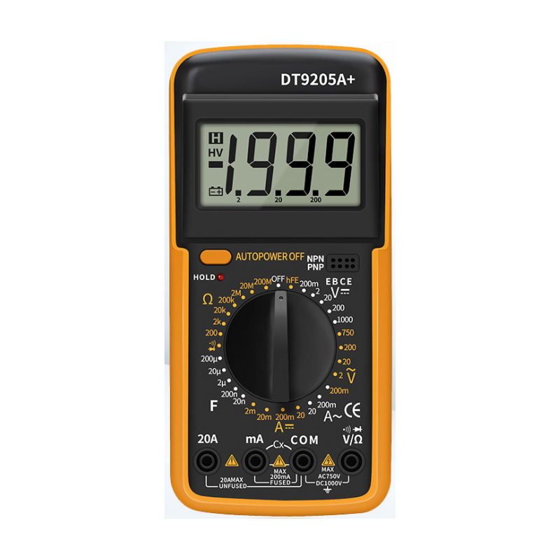 9205A Multifunction Multimeter AC/DC Voltage and Current Capacitance High Precision Multimeter Manufacturer Wholesale