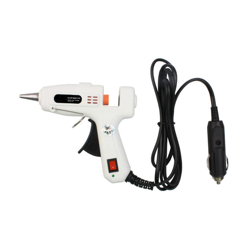 25W DC hot melt glue gun 12V7mm low voltage car cigarette lighter plug glue gun