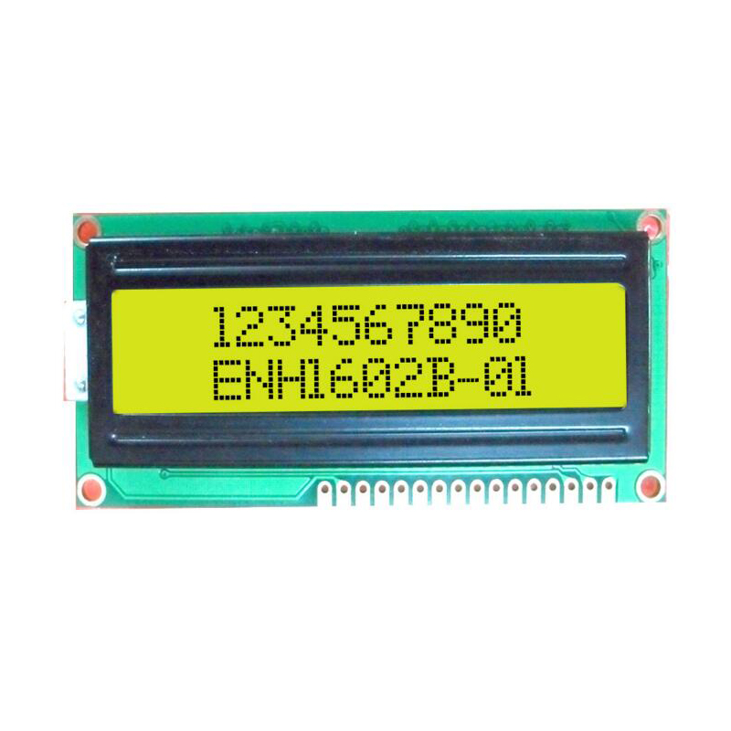 1602 LCD screen Fixed phone display COB LCD screen yellow-green film character dot matrix screen module