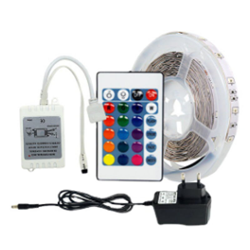 IR infrared 24-key controller 12V 2835 54 lights RGB light with LED light bar set Amazon cross-border