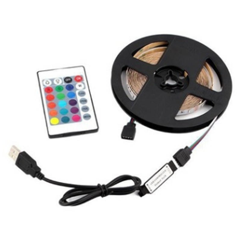 5V TV TV background light with USB colorful 2835 color light charging treasure 2835RGB light bar set TV cabinet light