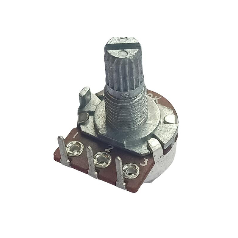 Single-link in-bend tuning speed dimming rotary potentiometer volume potentiometer switch