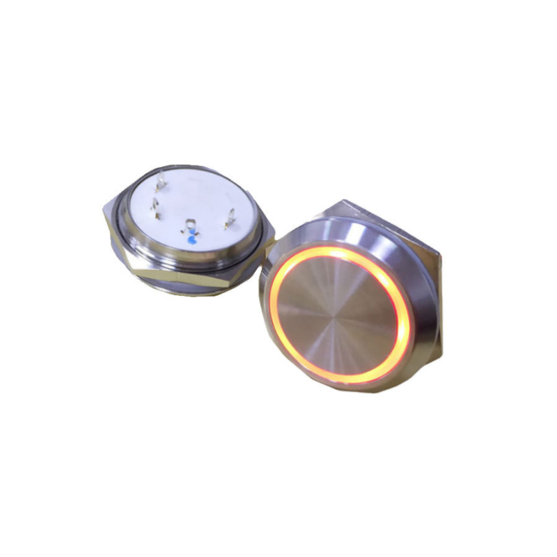 D-SWITCH 30mm light touch metal button SWITCH with light