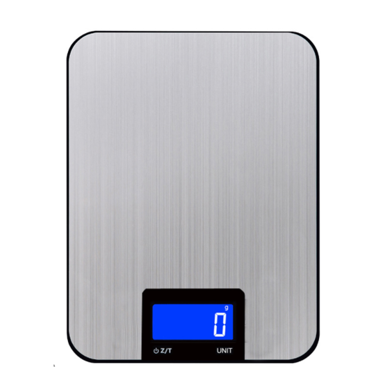Glass stainless steel gram scale 15kg platform scale touch button night vision electronic scale precision kitchen scale  