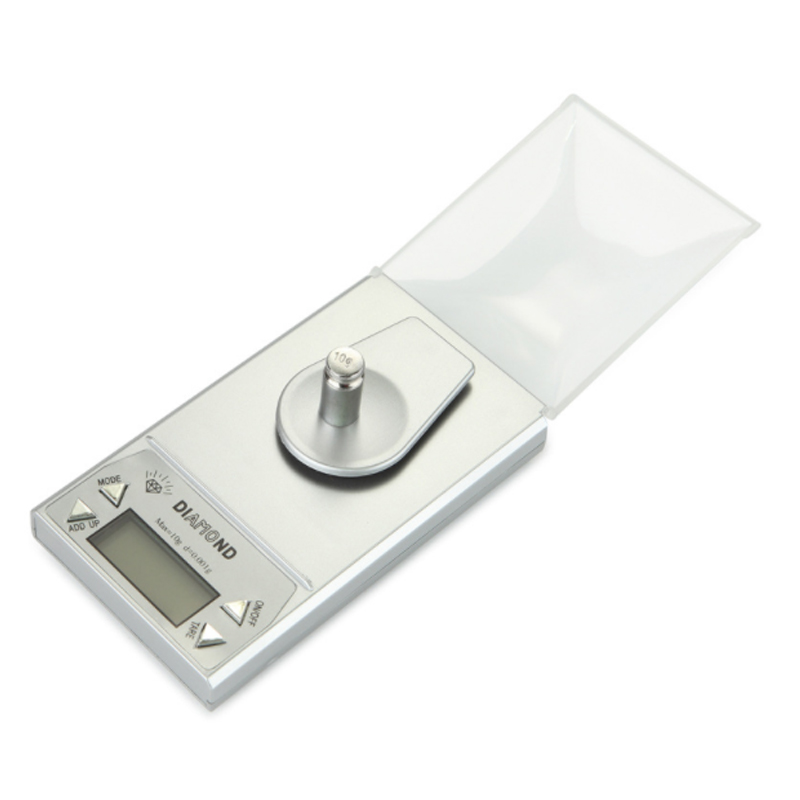 Precise carat weighing mini milligram scale 0.001g portable pocket gold balance small electronic weighing jewelry scale gram scale