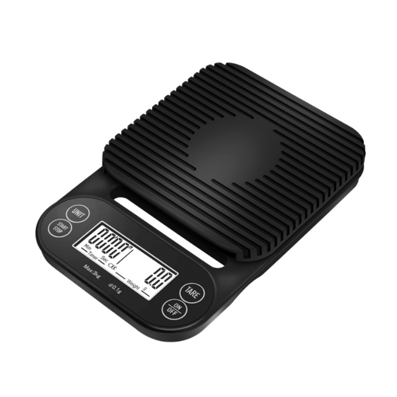 High-precision 0.1g mini electronic scale 3kg food scale gram scale household electronic scale coffee scale timing kitchen scale
