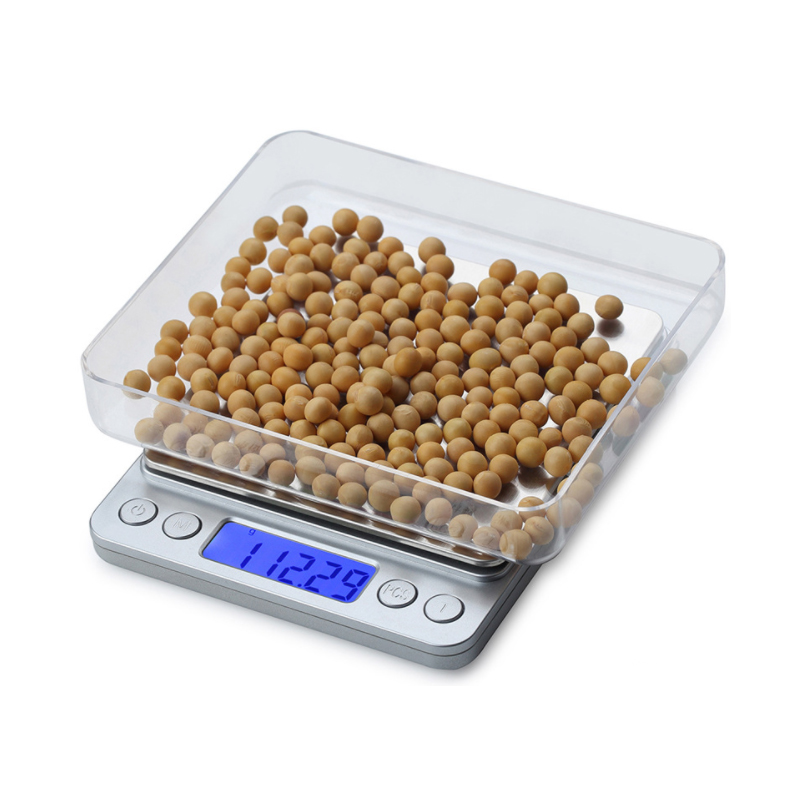 Wholesale jewelry scale 0.01g mini electronic pocket scale 500g portable household kitchen scale 0.1g palm scale