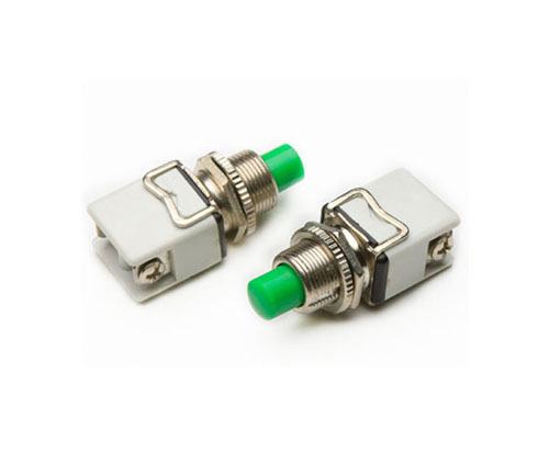 PBS-13B 12mm Red/Green Momentary Guitar Part Push On/Push Off Push Button Switch 