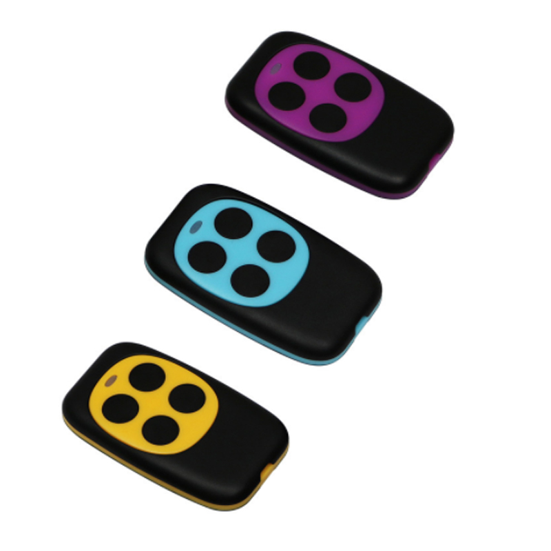 Color four-button pair copy garage door wireless remote control 433MHZ candy bar super copy key