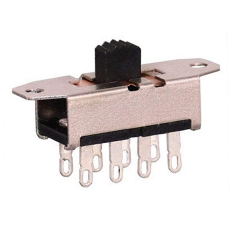 High current toggle switch ss-23h25 toy 3rd gear sliding switch stroke double row eight pin with hole