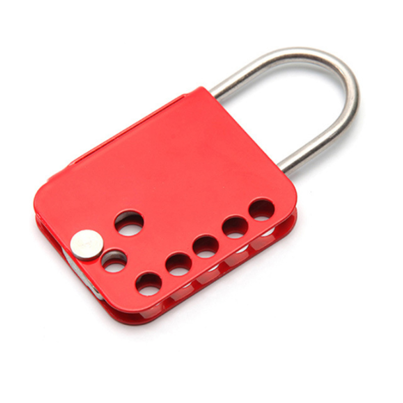 Industrial equipment shutdown multi-person lock 7-hole lock expander energy isolation butterfly anti-pry safety buckle lock