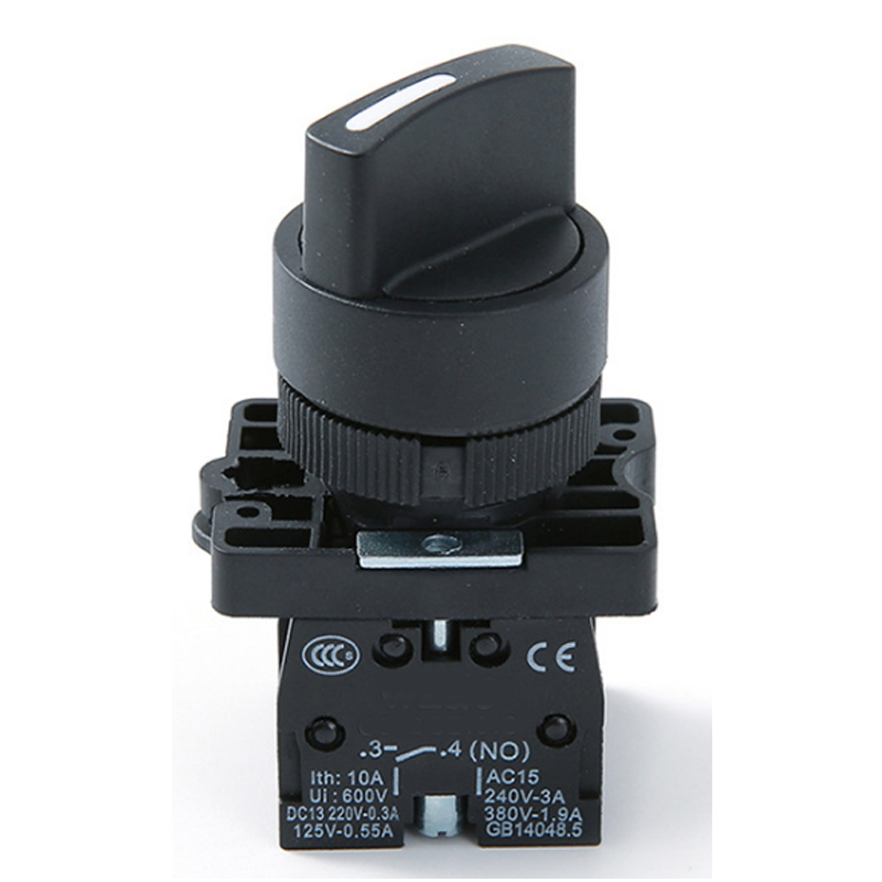 quick ship Schneider XB5AD25 22mm 1NO+1NC 2-position black Selector Switch