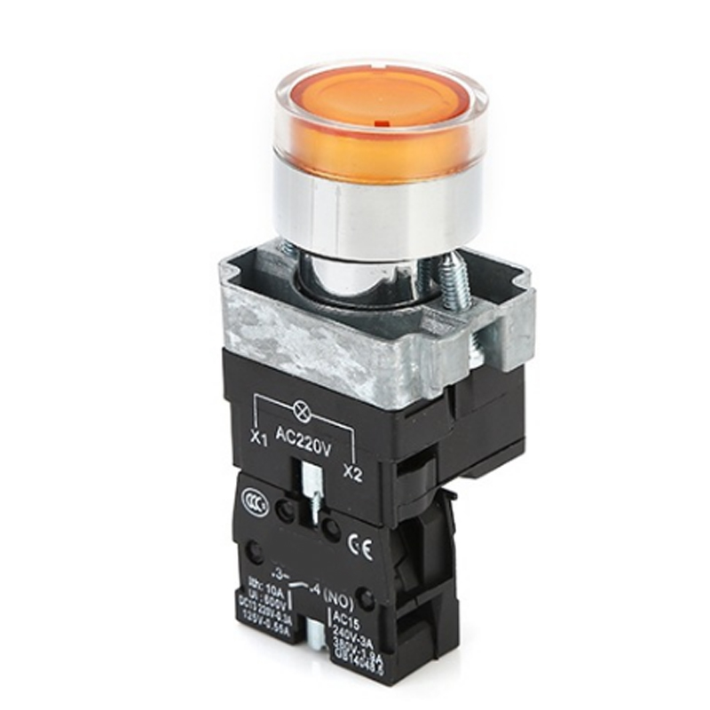 600V 10A Control Switch Smart 22mm illuminated Push Button 