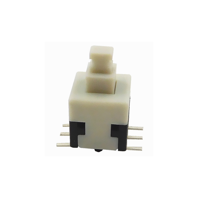 Reset switch patch self-locking switch 8 * 8 high head with column high temperature resistant light touch switch reflow soldering
