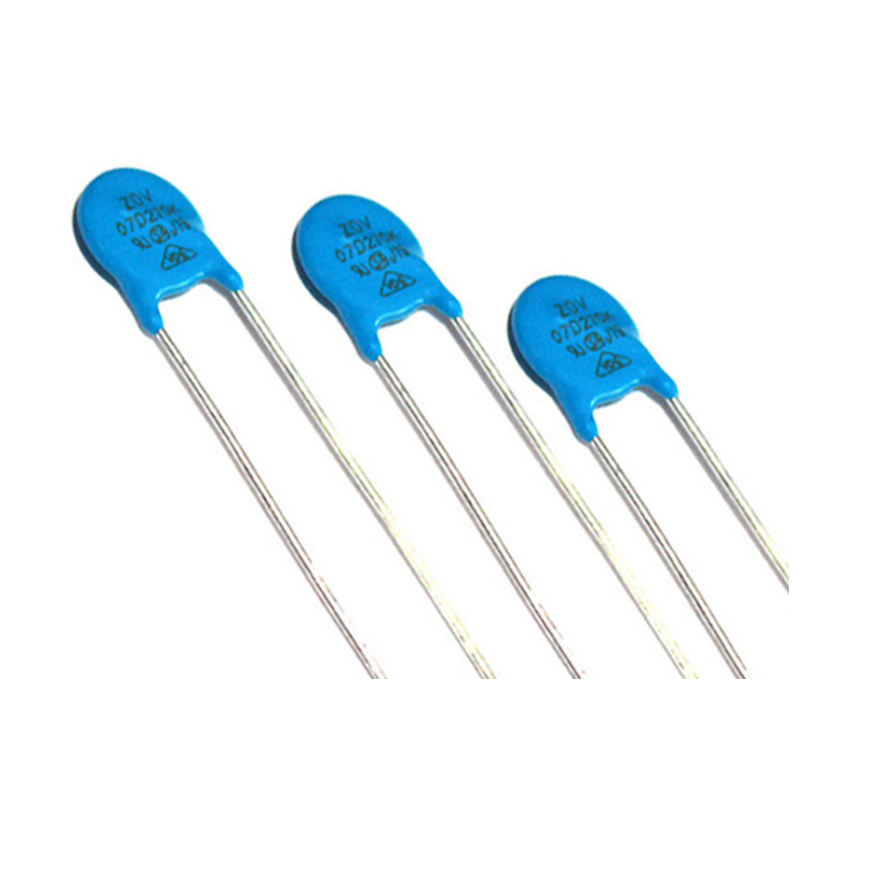 Blue in-line varistor diameter 7mm 07D-270K anti-surge and lightning protection varistor