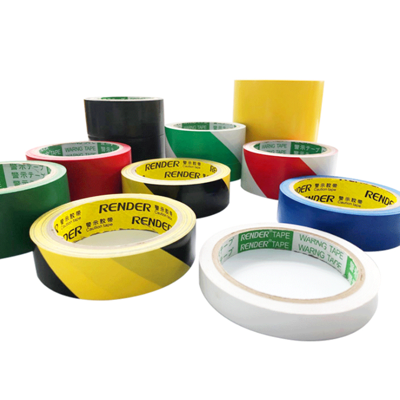 5cm black and yellow warning tape PVC ground warning tape warning floor tape 30cm zebra tape