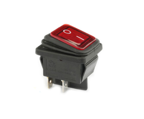 DPST 4PIN ON-OFF ILLUMINATED 30A 250VAC waterproof ROCKER SWITCH T85