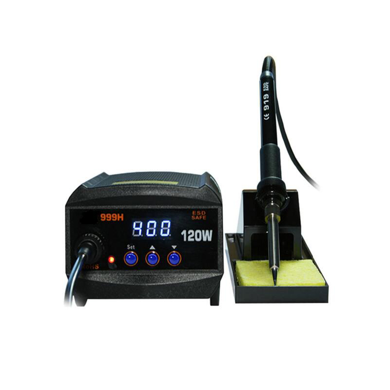 Speedmaster 999H constant temperature soldering iron temperature adjustment welding station 120w digital display welding handle mobile phone repair welding tools