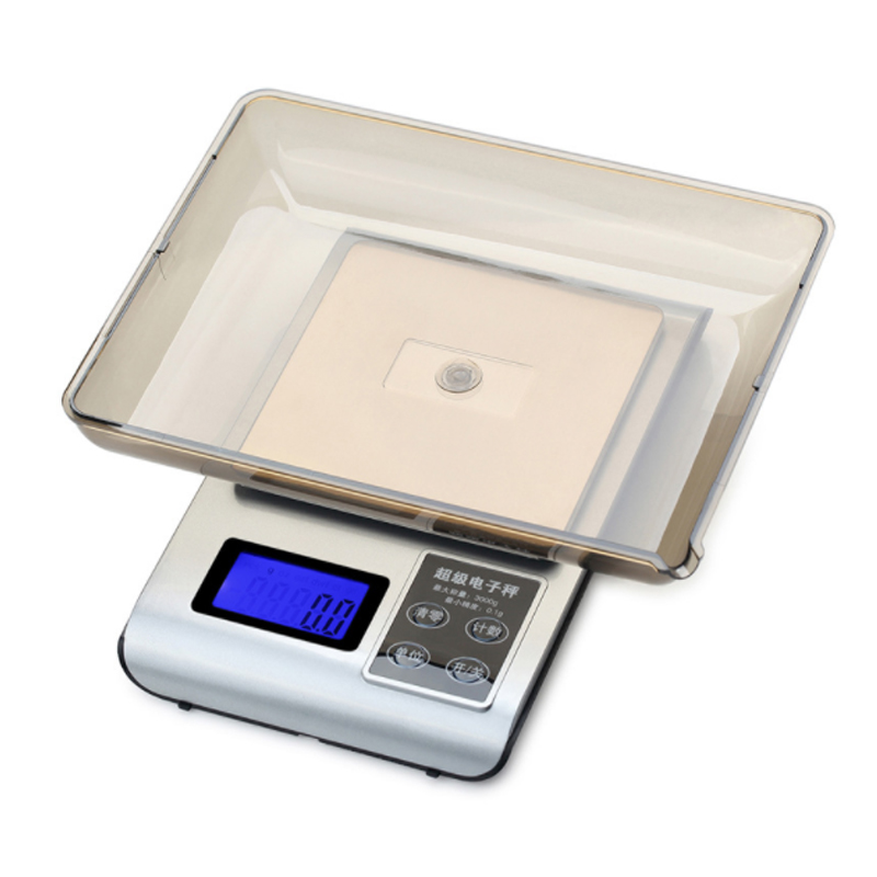 Electronic scale 0.1g household jewelry scale 0.01g balance gold medicinal material baking gram scale electronic scale kitchen scale