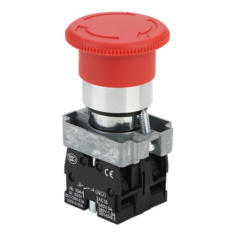 10a module emergency stop push button switch 1NC 30mm 40mm 60mm