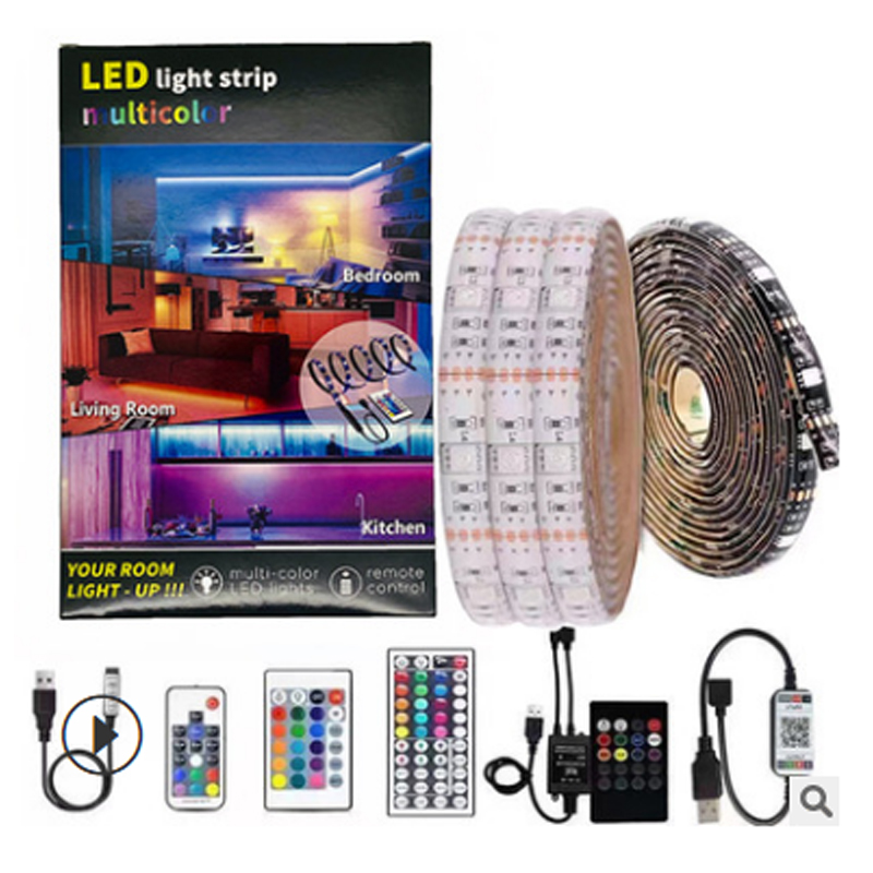 TV usb5v computer case background light decorative light with 5050RGB colorful gaming atmosphere light led light bar