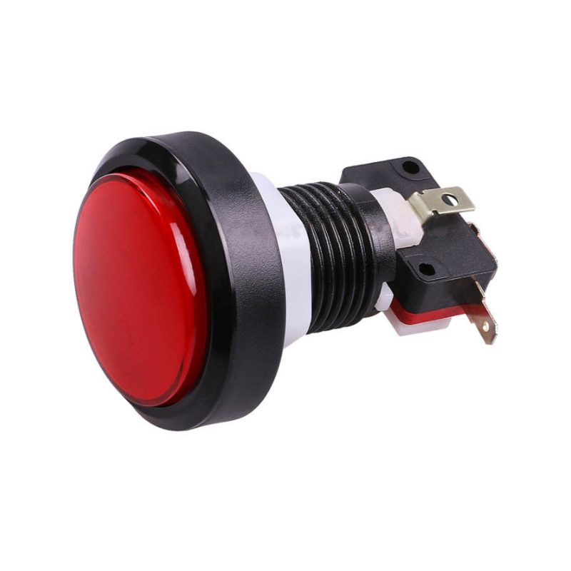 46mm round button switch with light parking equipment self-service water dispenser button switch game machine button