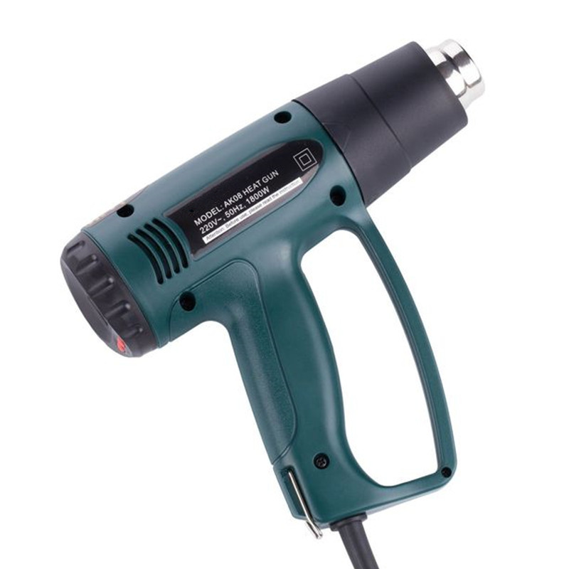 2000W intelligent digital display hot air gun, car film baking gun, high temperature industrial hot air blower