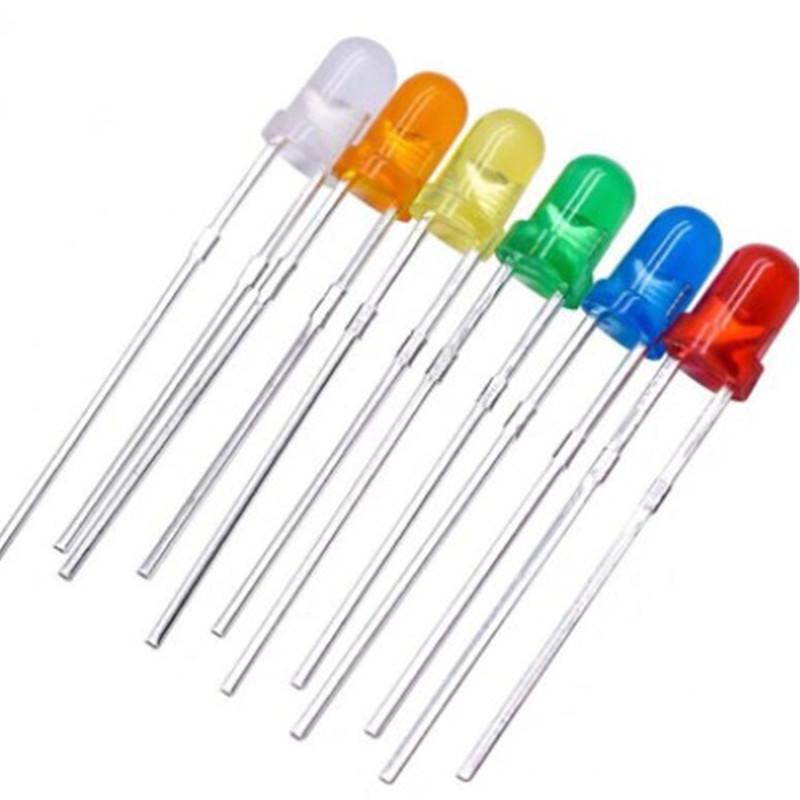 led indicator f3 round head led manufacturer light-emitting diode factory rgb full-color two-color highlight backlight