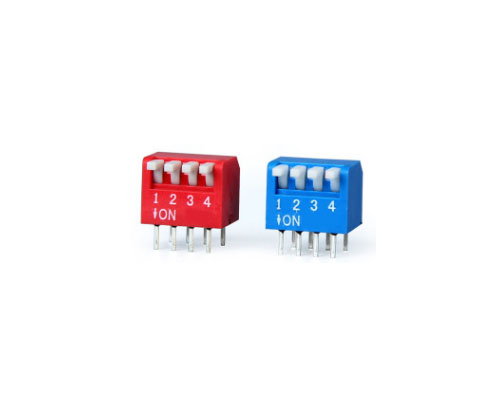 Dp-04 4 Pin SPST push pull switch Electronic red DIP Switch