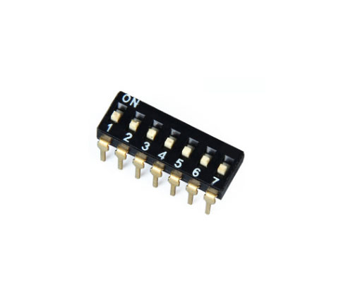1.27/2.54 mm Pitch Spst Spdt Dip Switch Smd Double Single Rows 2-12pins 1-10 position Pcb piano dip switches