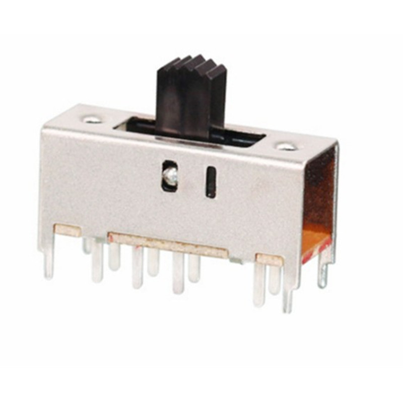The straight handle toggle switch SS-23H02 has three gears and two rows of small current, which makes it feel good
