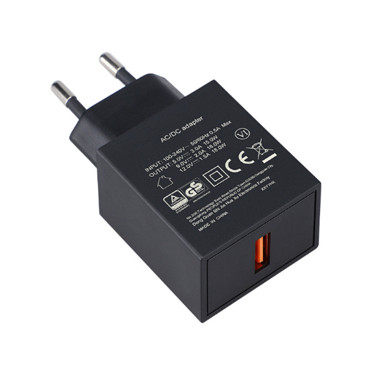 5v3a European GS / CE certified power adapter pd20w fast charging head QC 3.0 mobile phone charger