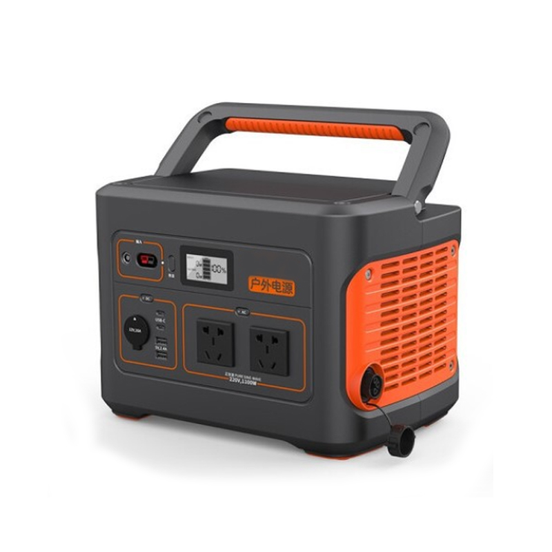 Outdoor power supply mobile parallel 1100W large capacity 220V self driving travel standby battery generator