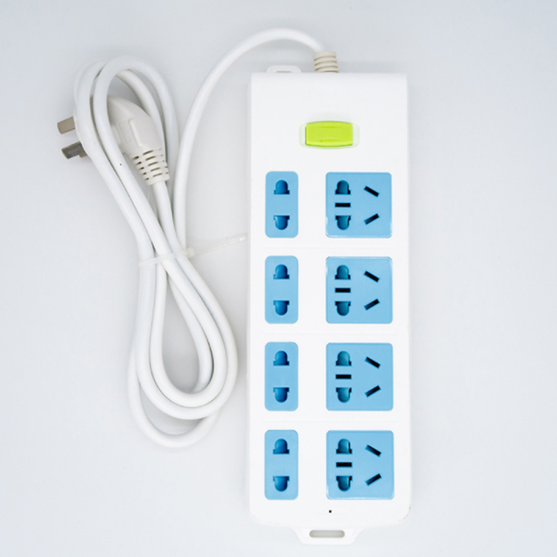 10A plug-in can be customized to plug in 8-hole wireless socket / 1.8m/3m/5m wiring board
