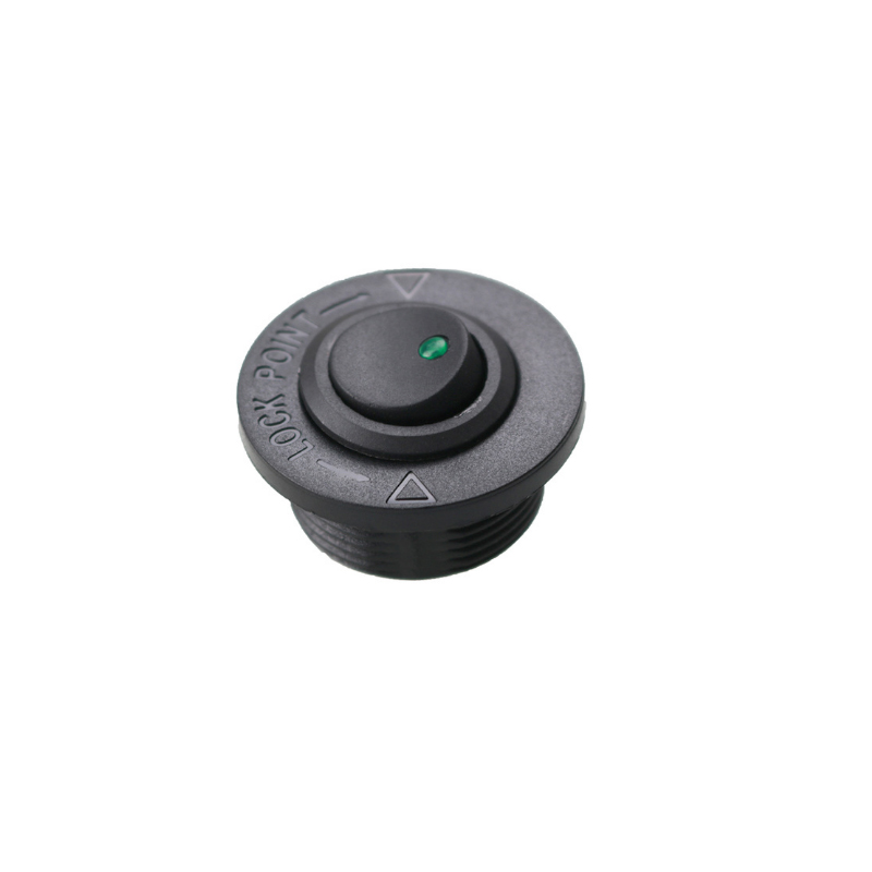 Automobile modification control switch 12v-24v round switch with light on-off cockpit switch general accessories