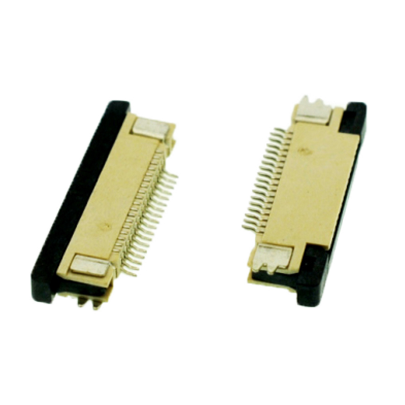 0.5mm back flip SMT H1.2mm dual contacts FPC/FFC connector
