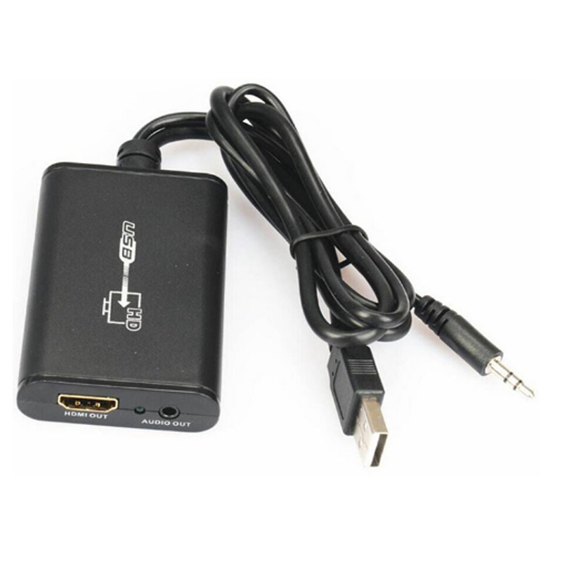 stock supply USB2.0 to HDMI converter USB2.0 to HDMI HD cable 1080p