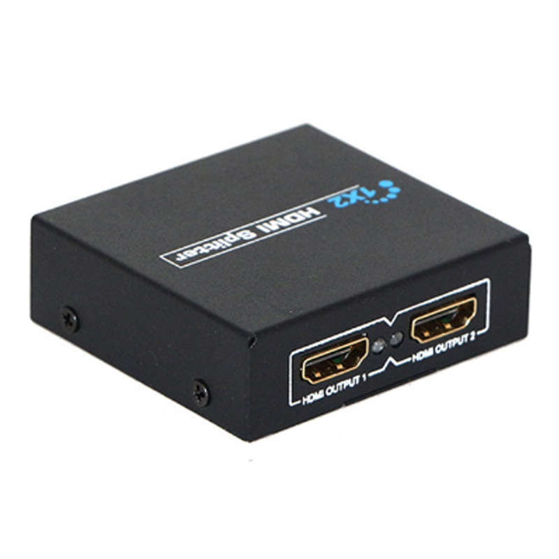 HDMI 1-in-2 distributor HDMI distributor 1-in-2-out supports 1080p screen splitter OEM