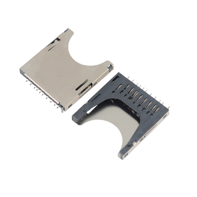 nanosim card holder self-elastic nano sim inner welding 7P card holder nano sim inner welding card holder 6P H1.25