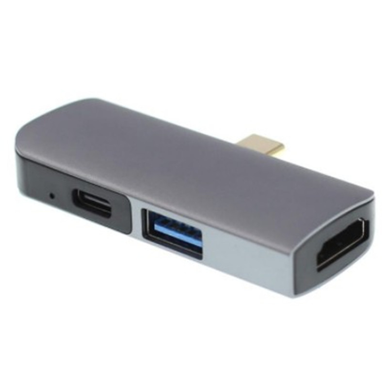 For iPad Pro hub usb-c to HDMI + 3.5 + USB + PD hub type-C docking station