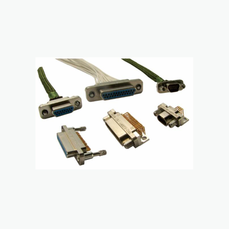 J30J Series Connector Miniaturized Rectangular Micro-D Connector With Wire Harness