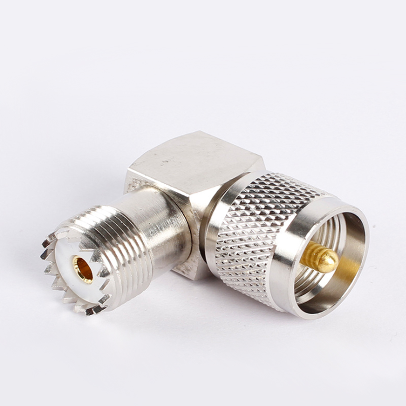 Hf electronic connector Stainless steel waterproof thread adapter SL16-JKW RF cable assembly