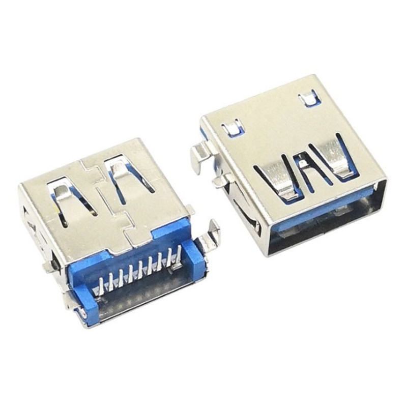 USB 3.0 AF sinking plate 90 ° external expansion square foot plate 3.5 male and female connector plug