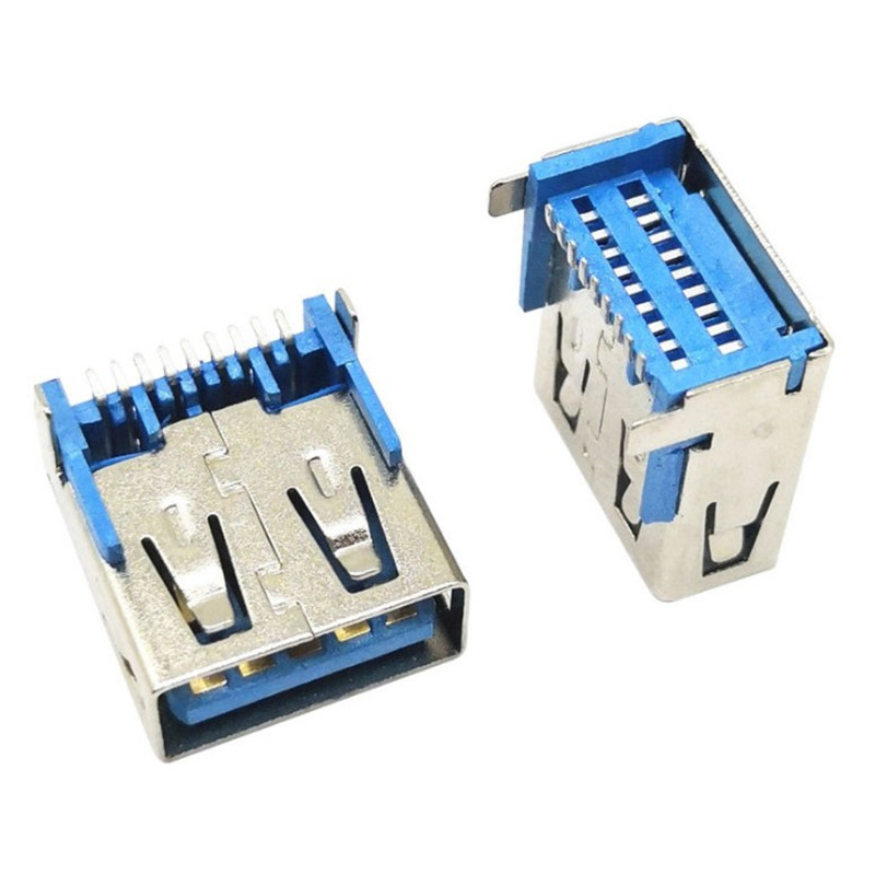 USB 3.0 AF patch plate square pin manufacturer direct male and female connector 3.0 sink plate plug