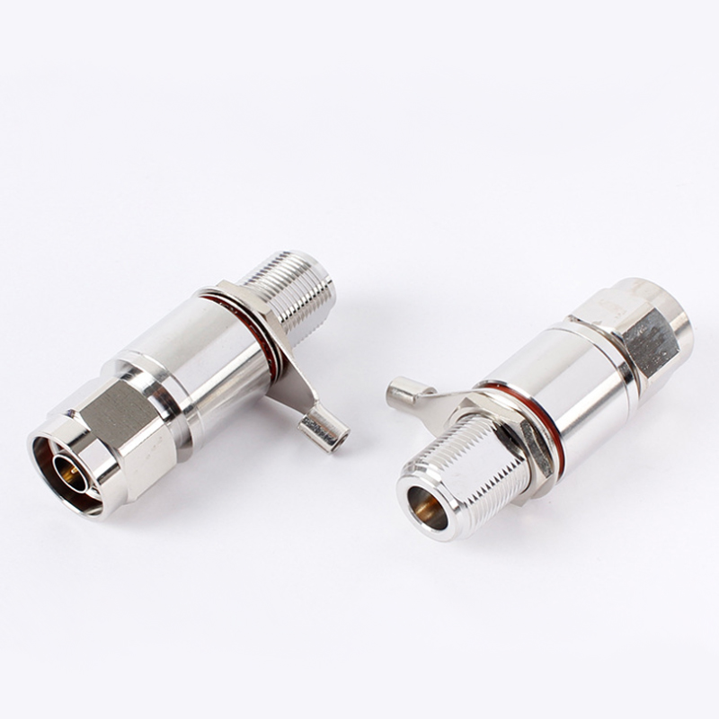 Stainless steel N-JK6G arrester waterproof RF coaxial cable connector